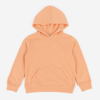 Leveret Kids Hooded Sweatshirt - Kids Hoodie Pullover Sweatshirt- With Kangaroo Pocket  - Boho Solid Color
