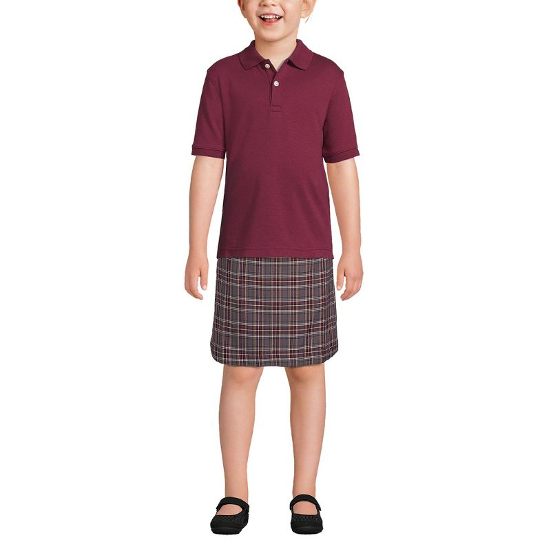 Lands' End School Uniform Kids Short Sleeve Interlock Polo Shirt