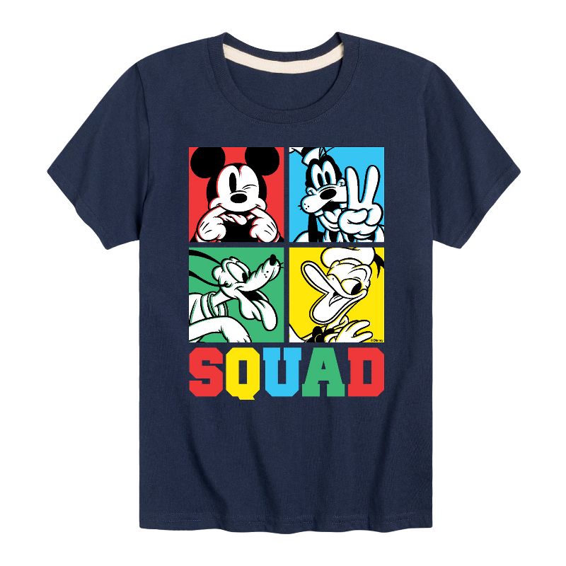 Boys' - Disney - Squad Grid Short Sleeve Graphic T-Shirt