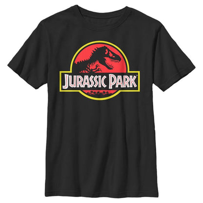 Boy's Jurassic Park T Rex Logo T-Shirt
