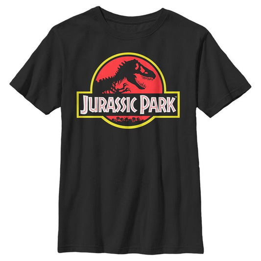 Boy's Jurassic Park T Rex Logo T-Shirt