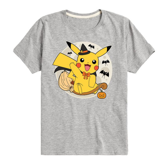 Boys' - Pokémon - Pikachu Moon Witch Short Sleeve Graphic T-Shirt