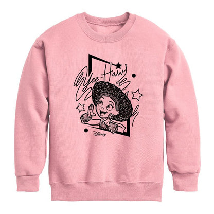 Boys' - Disney - Jesse Yeehaw Graphic Long Sleeve Fleece Sweatshirt