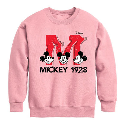 Boys' - Disney - Mickey & Friends Graphic Long Sleeve Fleece Sweatshirt