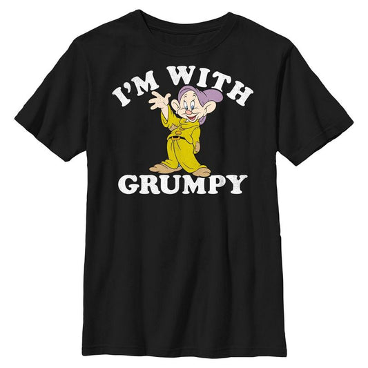Boys Snow White and the Seven Dwarfs With Grumpy T Shirt