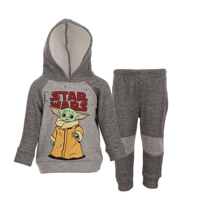 STAR WARS The Mandalorian Fleece Pullover Hoodie and Pants Outfit Set Toddler