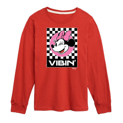 Boys' - Disney - Minnie Mouse Long Sleeve Graphic T-Shirt