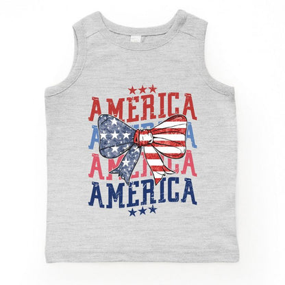 The Juniper Shop America Wave Stacked Coquette Youth Tank Top