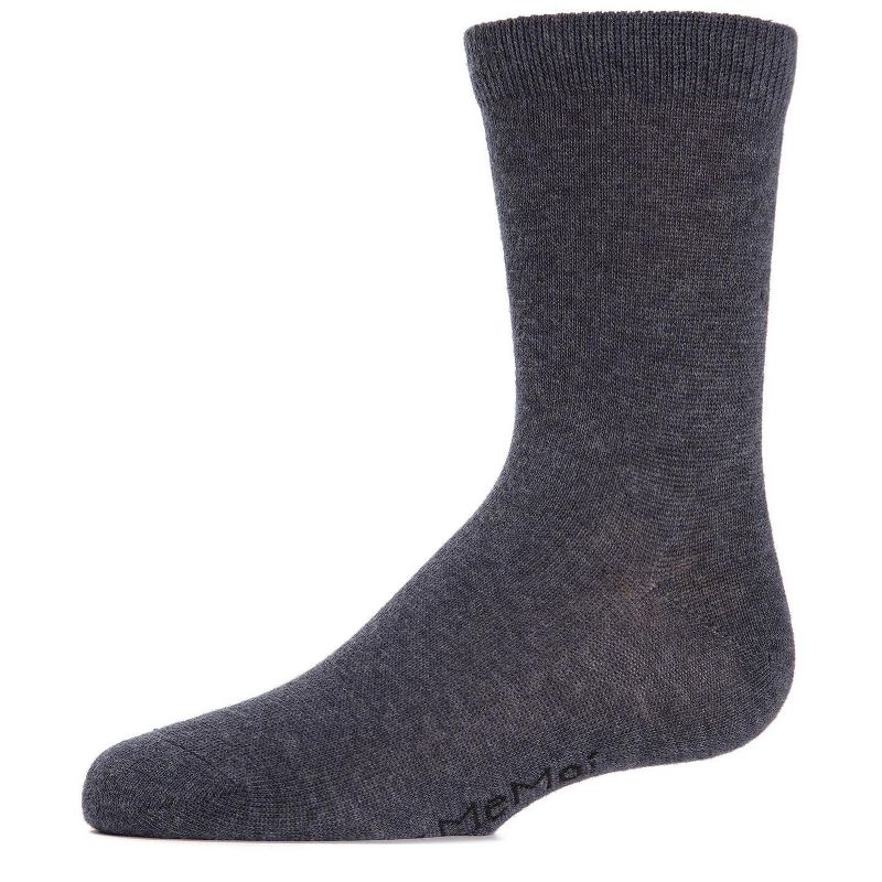 Memoi Kids' Basic Cotton Blend Crew Socks