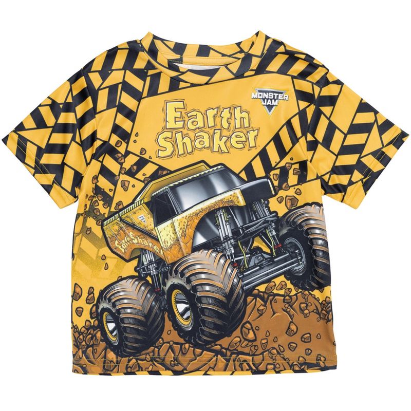 Monster Jam Grave Digger El Toro Loco Megalodon Truck T-Shirt Little Kid to Big Kid