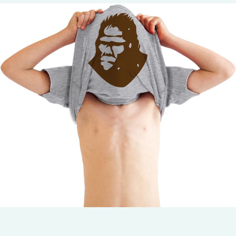 Youth Ask Me About Squatch T Shirt Funny Sarcastic Bigfoot Flip Tee for Kids - Crazy Dog Youth T Shirt