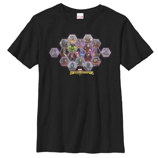 Boy's Marvel Contest of Champions Honeycomb T-Shirt