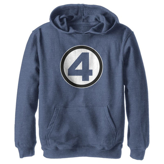 Boy's Marvel: Fantastic Four Classic Logo Pull Over Hoodie