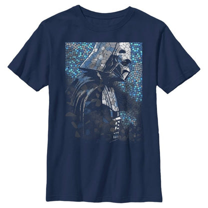 Boy's Star Wars: Revenge of the Sith Darth Vader Tile Mosaic T-Shirt