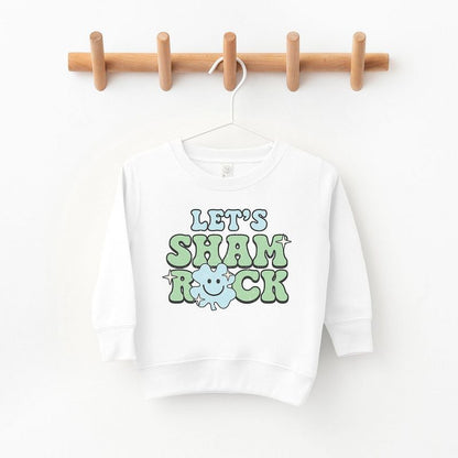 The Juniper Shop Let's Shamrock Toddler Graphic Sweatshirt