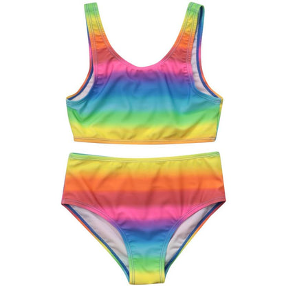 Just Love Girls’ UPF 50+ 2-Piece Bikini Swimsuit Set – Neon, Tie-Dye & Ombre Styles for Kids