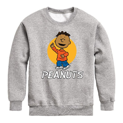 Boys' - Peanuts - Peanuts Franklin Graphic Long Sleeve Fleece Sweatshirt