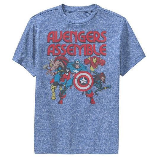 Boy's Marvel Comic Avengers Assemble Performance Tee