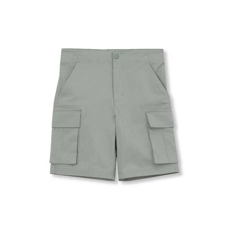 Lands' End Kids Stretch Canvas Utility Cargo Shorts