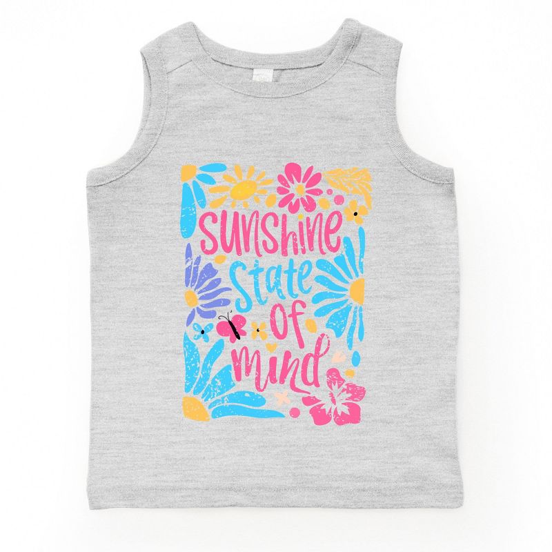 The Juniper Shop Boho Sunshine State Of Mind Flowers Youth Tank Top