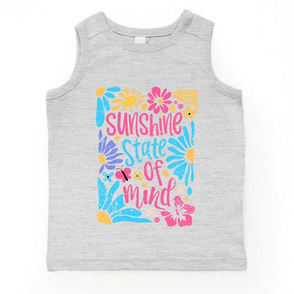 The Juniper Shop Boho Sunshine State Of Mind Flowers Youth Tank Top