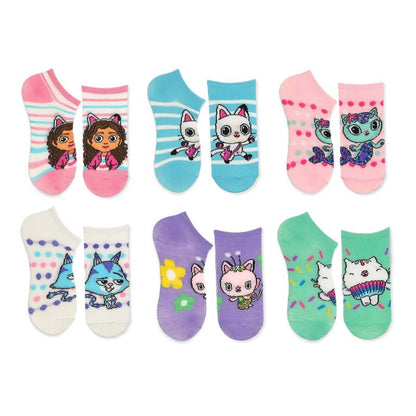 Girls' Gabbey's Dollhouse No Show Socks - Light Pink