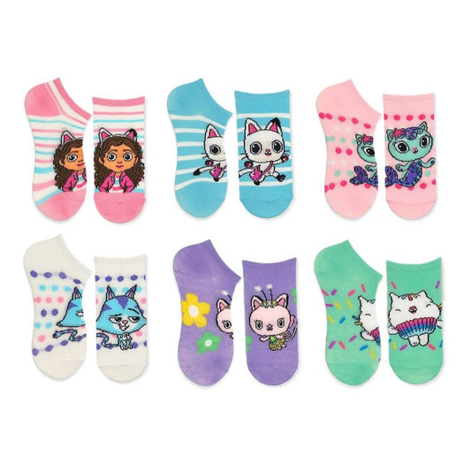Girls' Gabbey's Dollhouse No Show Socks - Light Pink