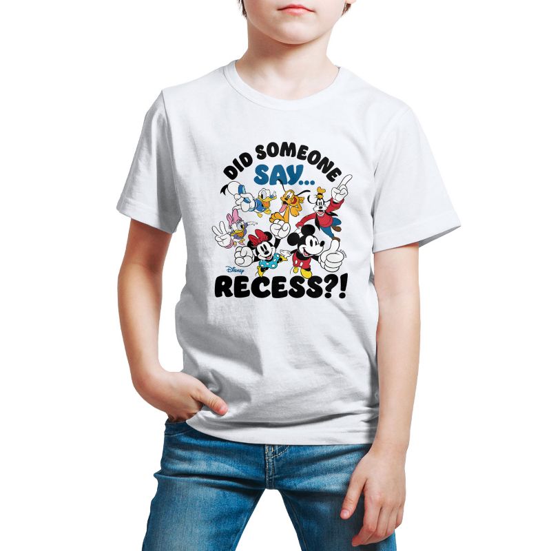 Boys' - Disney - Did Someone Say Recess Short Sleeve Graphic T-Shirt