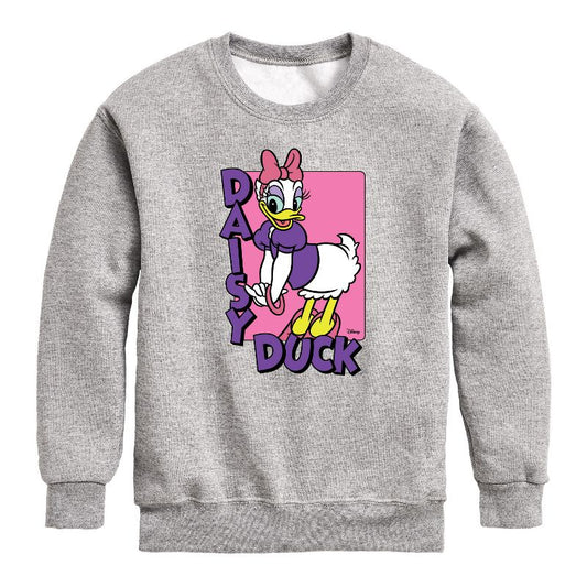 Boys' - Disney - Daisy Duck Graphic Long Sleeve Fleece Sweatshirt