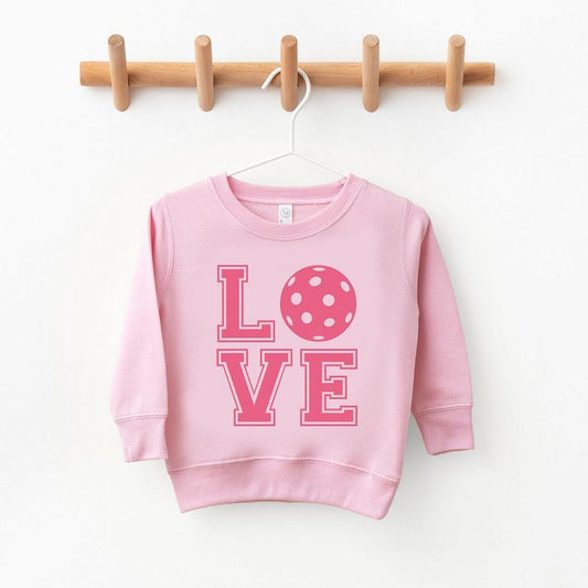 The Juniper Shop Pickleball Love Youth Ultra-Soft Graphic Sweatshirt