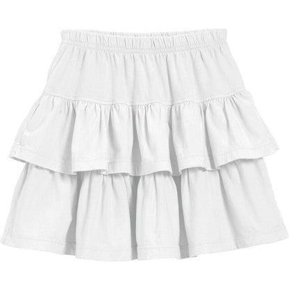 City Threads USA-Made Cotton Soft Girls Jersey Tiered Skirt