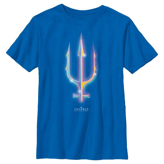 Boy's Aquaman and the Lost Kingdom Shiny Trident T-Shirt