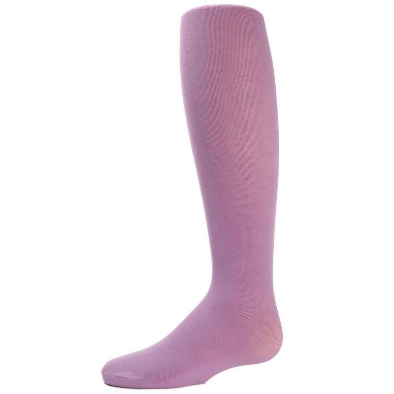 Memoi Girls' Soft Pima Cotton Opaque Tights