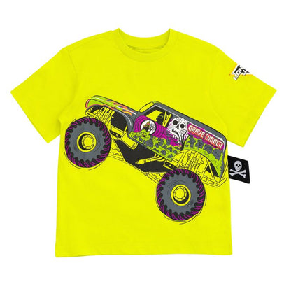 تي شيرت Monster Jam Grave Digger El Toro Loco Megalodon Truck