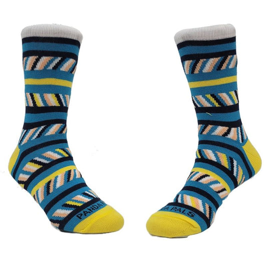 Cool Blue Patterned Socks for Kids - from the Sock Panda