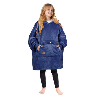 سويت شيرت تيرينيا للبنات والأولاد، بلوفر صوف كبير الحجم، بطانية مبطنة بالصوف، هدية عيد الميلاد للأطفال والمراهقين والشباب