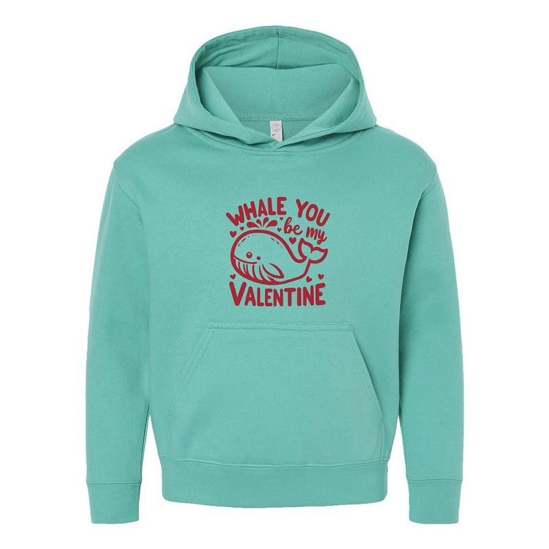 The Juniper Shop Valentine's Whale Youth Graphic Hoodie
