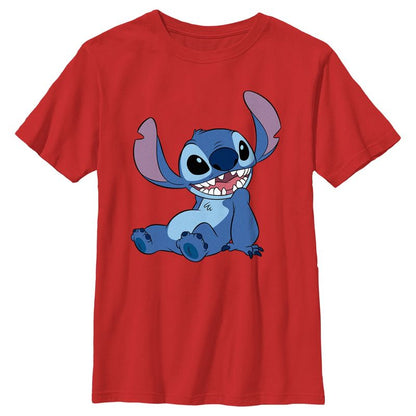 Boy's Lilo & Stitch Sitting Pose T-Shirt