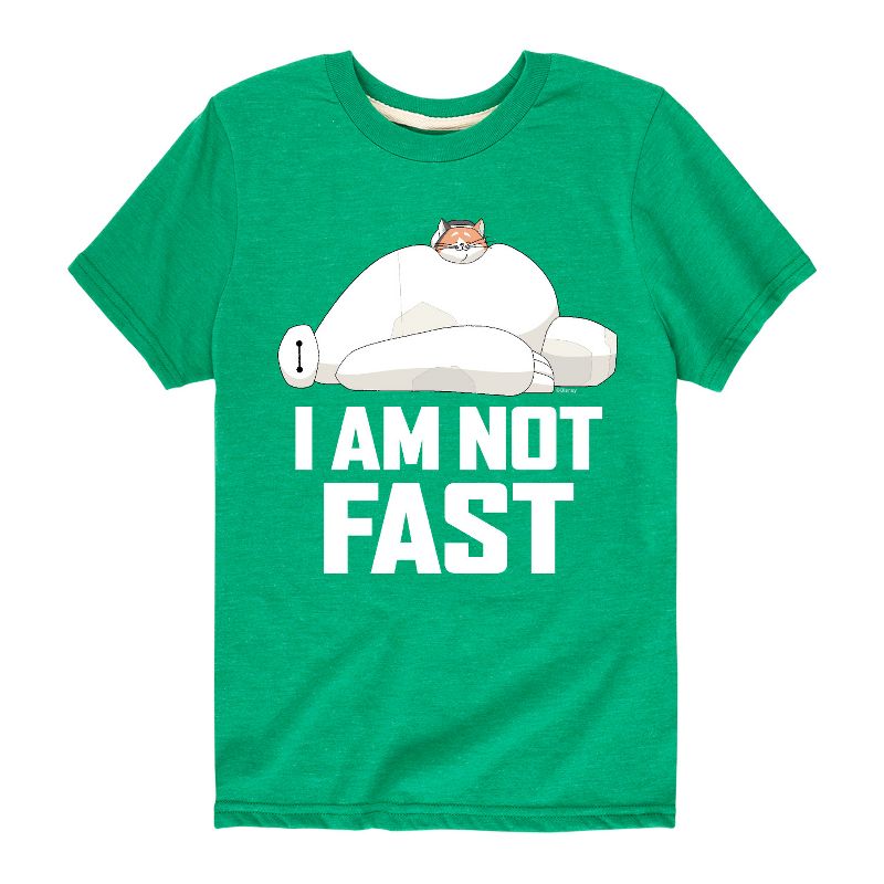 Boys' - Disney - Baymax I Am Not Fast Short Sleeve Graphic T-Shirt