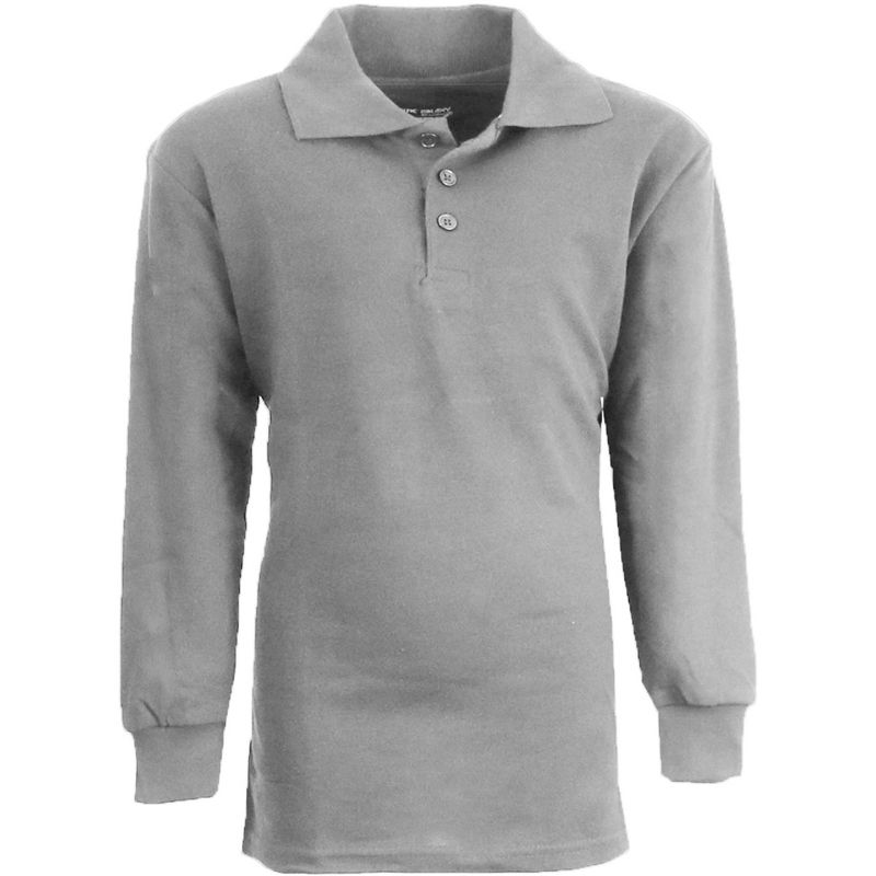 قميص بولو جالاكسي الأصلي ذو الأكمام الطويلة وقصة Slim Fit للأولاد (الجزء الثاني)