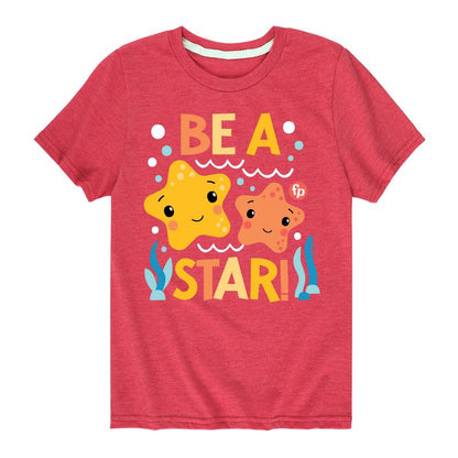 تي شيرت فيشر برايس للأولاد بأكمام قصيرة ورسومات "كن نجمًا"