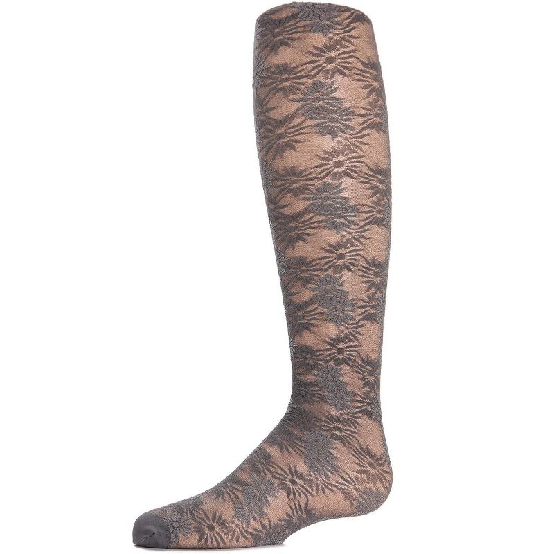 Memoi Girls' Flower Bunches Sheer Tights