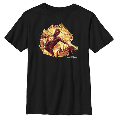 Boy's Marvel Spider-Man: No Way Home Gold Web Shot T-Shirt