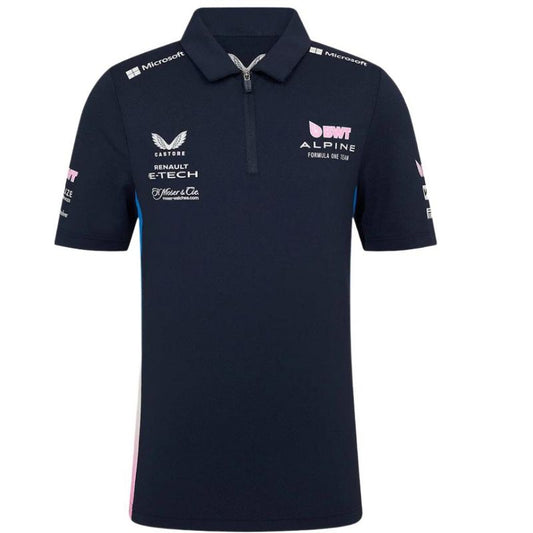 Castore Alpine Racing F1 2025 Kids Team Polo Shirt