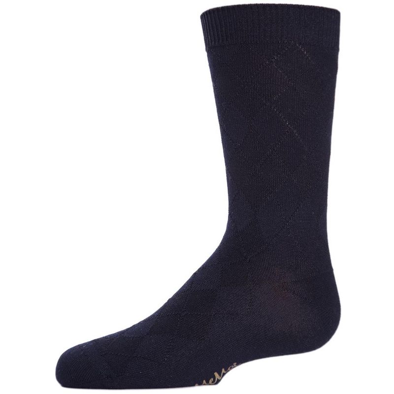 Memoi Boys' Awesome Argyle Crew Socks