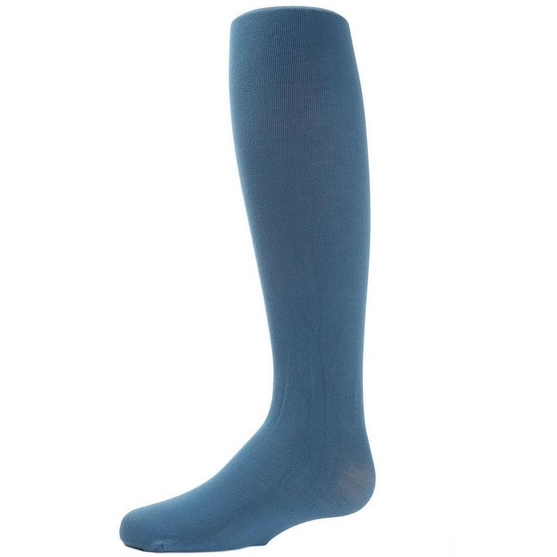 Memoi Girls' Soft Pima Cotton Opaque Tights