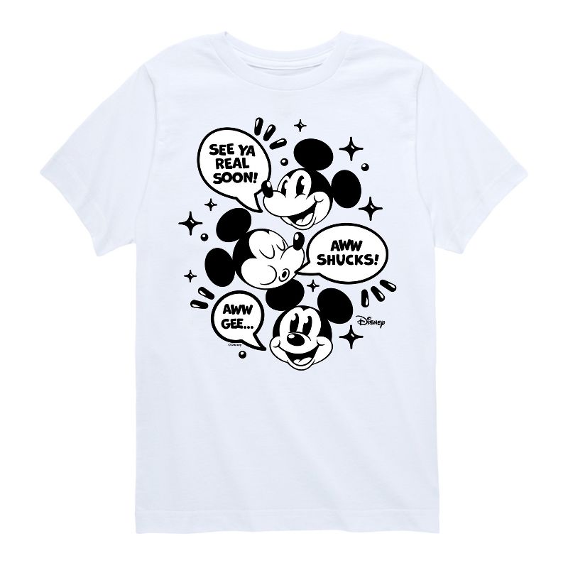 Boys' - Disney - Mickey Mouse Short Sleeve Graphic T-Shirt
