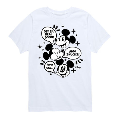 Boys' - Disney - Mickey Mouse Short Sleeve Graphic T-Shirt