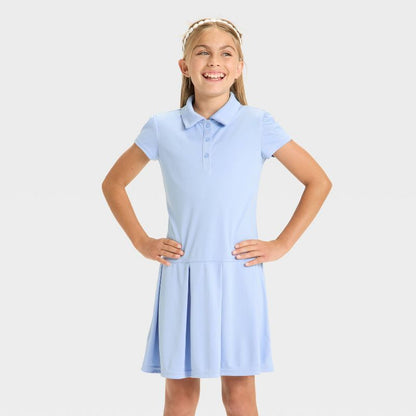 Girls' Short Sleeve Uniform Performance Jersey Tennis Dress - Cat & Jack™