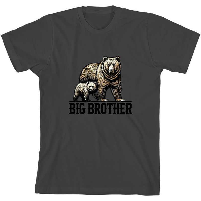 تي شيرت Big Brother Bears للأولاد برقبة دائرية وأكمام قصيرة
